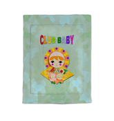 Close-up of Fairy Tale Kingdom Comforter showing intricate fairy tale-themed patterns